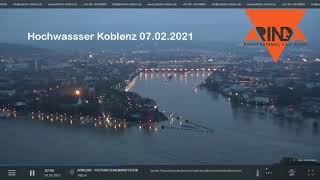 Hochwasser 07022021 an Rhein und Mosel [upl. by Lepper]