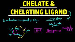 chelate and chelating ligand [upl. by Yesllek]