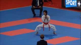 Kata SEIENCHIN by Rika Usami  21st WKF World Karate Championships [upl. by Ytirehc]