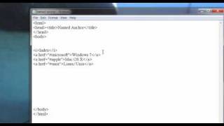 HTML Named Anchor Tags  for Internal Linking [upl. by Darom]