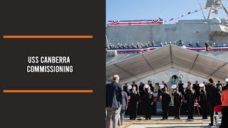 USS Canberra Commissioning [upl. by Lacsap]