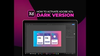 How to Turn on Dark Mode of Adobe XD [upl. by Whiney859]