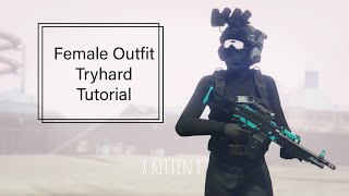 GTA 5 ONLINE Female Tryhard Outfit Tutorial Requested [upl. by Mcnair]