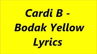 Bodak yellow lyrics video [upl. by Ameg993]