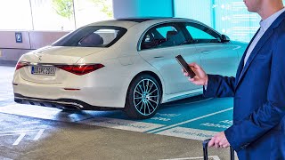 2021 Mercedes SClass  Automated Valet Parking WORLDS FIRST [upl. by Nikolai]