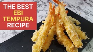 HOW TO COOK RESTAURANTSTYLE EBI TEMPURA Secret Technique Revealed  Chef Nico Garcia [upl. by Lamraj855]