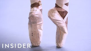 How Ballerinas Customize Their Pointe Shoes [upl. by Refinnaej660]