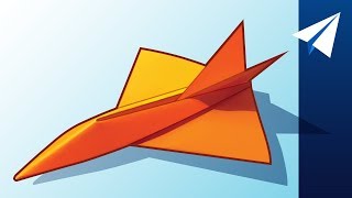 FLIES OVER 100 FEET — How to Make a Jet Paper Airplane  Diamondback Designed by Jayson Merrill [upl. by Dodi]