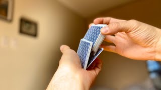 How to Shuffle Cards Overhand Shuffle [upl. by Neicul891]