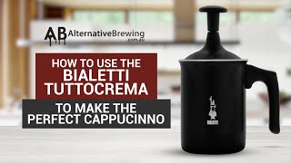 How to Use the Bialetti Tuttocrema Milk Frother [upl. by Oakes956]