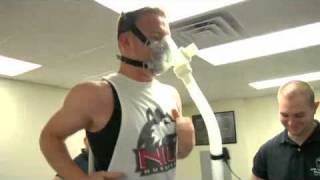 Exercise Physiologist Demonstrating VO2 Max Testing [upl. by Mij]