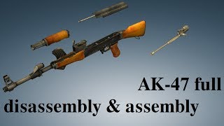 AK47 full disassembly amp assembly [upl. by Mclaurin]