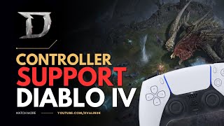 Diablo 4 Controller Support  How to Play Diablo 4 with a Controller Xbox amp Playstation [upl. by Strenta338]