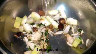 How to make Sorakkai poriyalBottle gourd curry [upl. by Ciapha]