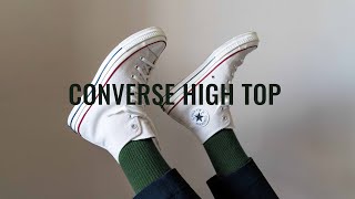 How To Style Converse Chuck Taylor Hi Top Sneakers [upl. by Davidoff]