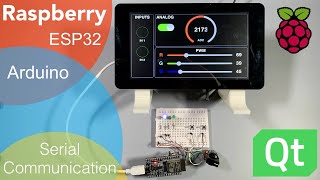 Raspberry Qt Advanced Serial Communication ESP32  Arduino [upl. by Mercado]