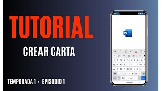 COMO HACER UNA CARTA EN WORD APP DESDE EL CELULAR [upl. by Akenehs]