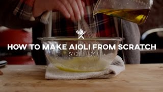 How to Make Aioli from Scratch  Tips amp Techniques by All Things Barbecue [upl. by Aneled539]