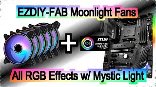 EZDIYFAB  MSI Mystic Light  All RGB Effects [upl. by Mik]