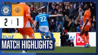 Stockport County Vs Blackpool FC  Match Highlights  010325 [upl. by Gelasius]