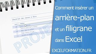 Comment ajouter un arrièreplan et un filigrane sur Excel [upl. by Haibot]