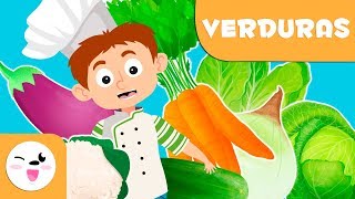 Aprende las verduras  Vocabulario para niños [upl. by Jehiel11]