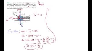 Problem F133 Dynamics Hibbeler 13th Chapter 13 [upl. by Groh69]