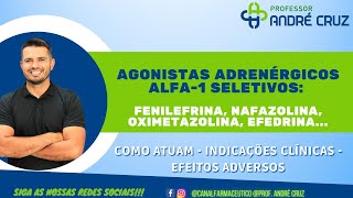 Farmacologia Clínica Agonistas Adrenérgicos alfa1 Seletivos [upl. by Ettezzil]