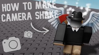 How to make Camera Shake  Roblox Studio Tutorial [upl. by Aldas]