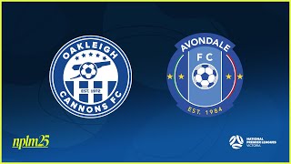 2025 NPLMVIC Round 1 Oakleigh Cannons FC v Avondale FC [upl. by Otho]