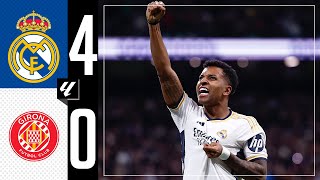 Real Madrid 40 Girona  HIGHLIGHTS  LaLiga 202324 [upl. by Arimihc]