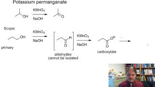 Potassium Permanganate Oxidation of Alcohols [upl. by Elnukeda]