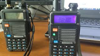 Baofeng hack Added 125m band on the BFF8HP [upl. by Yelmene]