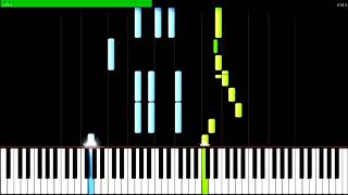 Waltz in A minor  Chopin Piano Tutorial Synthesia [upl. by Eeliab]