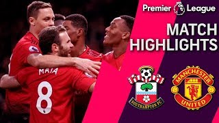 Southampton v Man United  PREMIER LEAGUE MATCH HIGHLIGHTS  120118  NBC Sports [upl. by Montford]