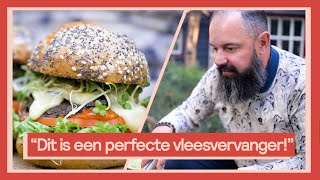 Portobelloburgers met raclettekaas 1  Buiten koken met Ramon [upl. by Bael161]