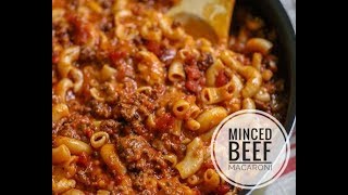 MINCED BEEF MACARONI [upl. by Ahsito21]