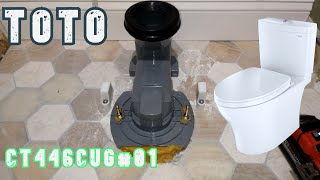 TOTO TOILET  CT446CUG01 INSTALLATION [upl. by Weinrich129]