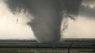 INCREDIBLE Langley Kansas EF4 tornado [upl. by Ailel]