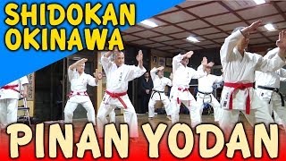 PINAN YODAN  OKINAWA SHIDOKAN shorin ryu [upl. by Anam]