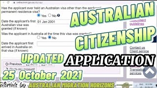 AUSTRALIAN CITIZENSHIP APPLICATION  How to apply an Australian Citizenship online No audio [upl. by Moseley]