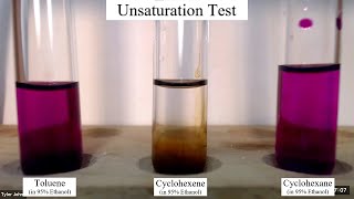 Potassium Permanganate Test for Unsaturation [upl. by Anilra523]