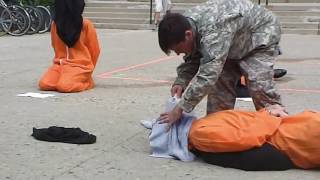 Guantanamo Bay Protest Waterboarding YouTube [upl. by Hnah]