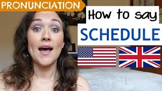 How to Pronounce SCHEDULE US UK amp Australian pronunciation [upl. by Enaelem]