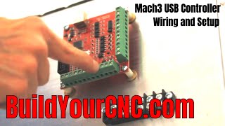 Mach3 USB Controller  Setup wiring and Configuration Part 1 [upl. by Zehc]