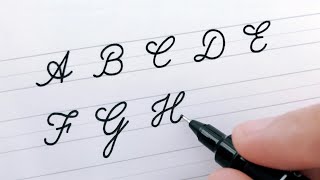 Cursive Writing  Letters A to Z  For Beginners  Worksheets to Improve Handwriting [upl. by Nitin143]