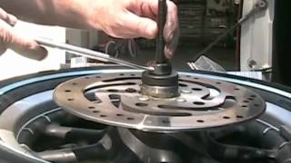 Harley Davidson Wheel Bearing Change and Tire Informationavi [upl. by Beckerman]