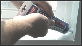 Caulking amp Cleaning a Window Frame [upl. by Zsolway]