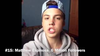 Top 34 Most Famous Viners [upl. by Anirret]