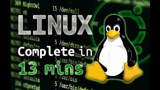 Linux  Tutorial for Beginners in 13 MINUTES  UPDATED [upl. by Gaylor]